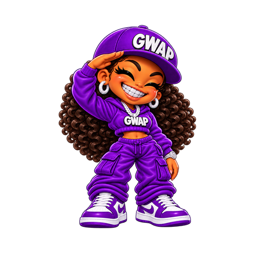 Salute, female Lil Gwapz