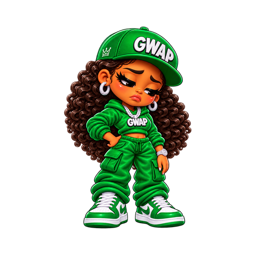 Disappointed, female Lil Gwapz