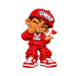 Blowing a Kiss, male Lil Gwapz