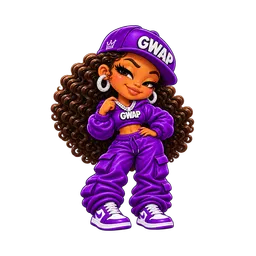 Flirty Smirk, female Lil Gwapz