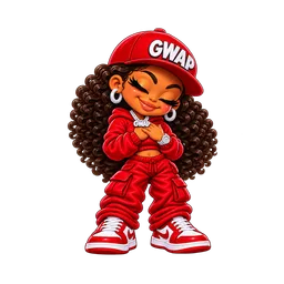 Grateful / Blessed, female Lil Gwapz