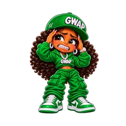 Stressed Out, female Lil Gwapz